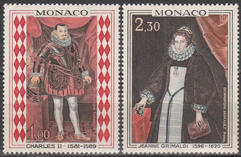 Monaco #710-11 MNH  (S1488)