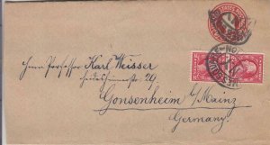 1920, New York to Germany, PMR Wrapper, Scott W 435 (30962)