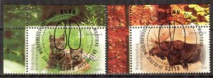 Germany 2012 Fauna Animals Lynx Elk Mi. 2913/4 Used CTO