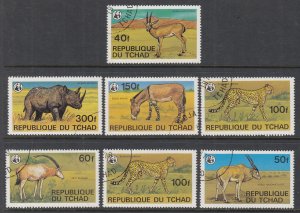 Chad 367-372 Animals CTO NH VF