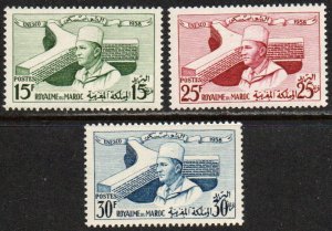 Morocco Sc #25-27 Mint Hinged