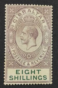 MOMEN: GIBRALTAR SG #101 1924 SCRIPT CA MINT OG NH £325++ LOT #64344