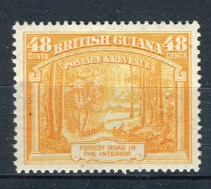 BRITISH GUIANA; 1938 early GVI Pictorial issue Mint hinged Shade of 48c. value