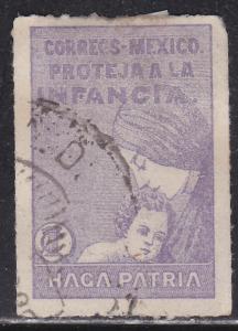 Mexico RA5 Postal Tax Stamp - Mother and Child 1929