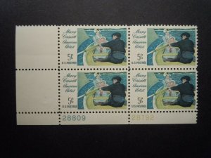 #1322a 5c Mary Cassatt Artist Plate Block  #28809-28792 LL MNH OG VF TAGGED