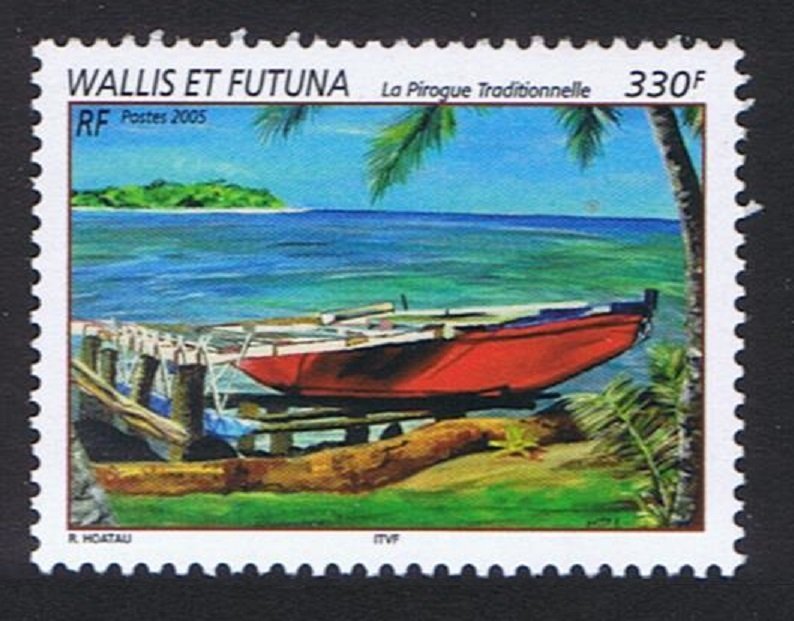 Wallis and Futuna Traditional pirogue 2005 MNH SC#599 SG#866