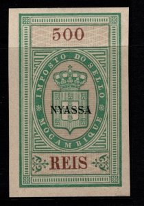 Nyassa 1904 500R Revenue Mint No Gum - S35263