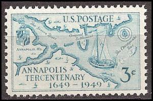 # 984 MINT NEVER HINGED ANNAPOLIS TERCENTENARY