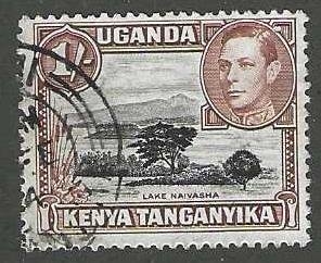 Kenya, Uganda, & Tanzania 80a  Used