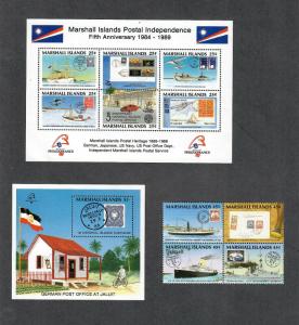 Marshall Islands Sc#226-231 M/NH, Complete Set Souv. Sheet, Cv. $23.20