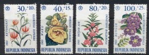 Indonesia 1965 Flowers MUH