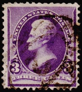 United States Scott 221 (1890) Used G-F, CV $9.00 C