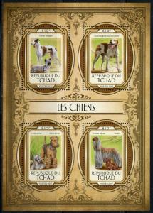 CHAD  2017  DOGS  SHEET MINT NH