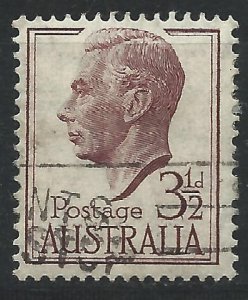 Australia 1951 - 3½d George VI - SG248 used