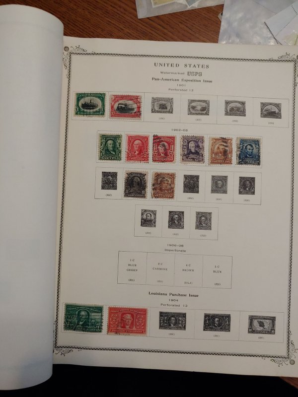 UNITED STATES COLLECTION IN MINUTEMAN ALBUM 1800's-1960's SEE SCANS
