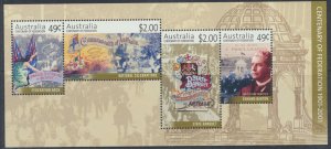 Australia SG MS2066 SC# 1930a  - Federation Centenary see detail / scans