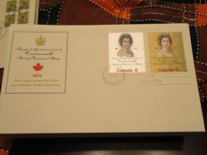 Canada #620-621 combo FDC
