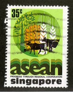 SINGAPORE 283 USED SCV $1.00 BIN $.45 FARMING