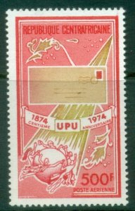 Central African Republic 1974 The 100th Anniversary of UPU MUH