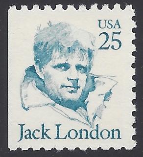 #2197 25c Jack London Booklet Single 1988 Mint NH