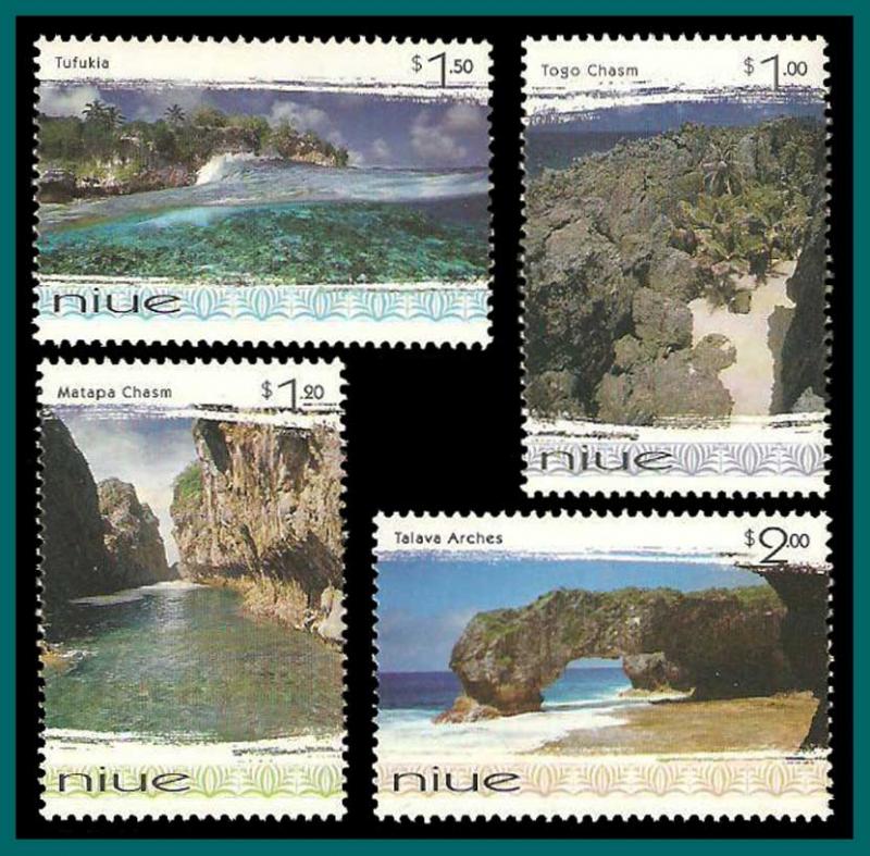 Niue 1999 Scenic Views, MNH 734-737,SG863-SG866