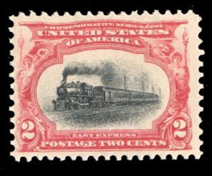 United States, 1901 Pan American Issue #295 Cat$37.50, 1901 2c carmine and bl...