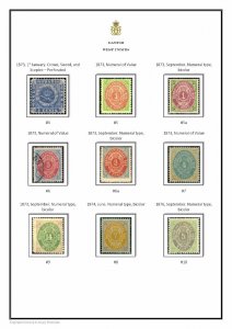 DANMARK DANISH WEST INDIES 1856-1916 PDF (DIGITAL) STAMP ALBUM PAGES