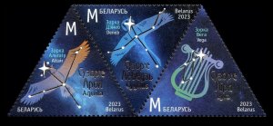 2023 Belarus 1482-1484 Astronomy.Constellations