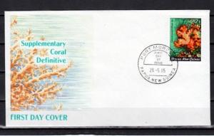 Papua New Guinea, Scott cat. 614. Coral Definitive issue. First day cover. ^