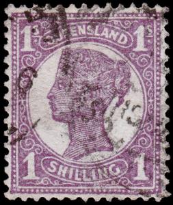 Queensland Scott 139 (1907) Used F-VF, CV $6.00 M