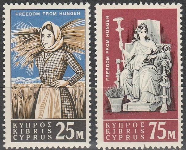 Cyprus #222-3 MNH CV $3.75   (A11443)