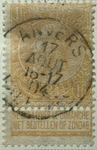 AlexStamps BELGIUM #73 FVF Used SON