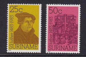 Surinam   #661-6621  MNH  1983  Martin Luther