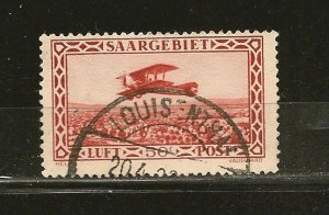 Saar SC#C1 Airmail 1928 Used