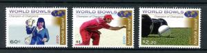 Norfolk Island 2010 MNH World Bowls Champion of Champions 3v Set Sports Stamps 