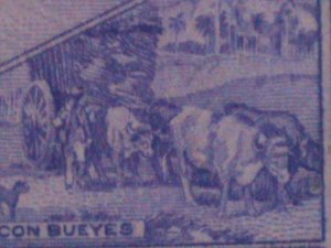 ​CUBA 1954-AIRMAIL-SC#C104 VERY OLD-AIR PLANE & OX CART MNH -VERY FINE