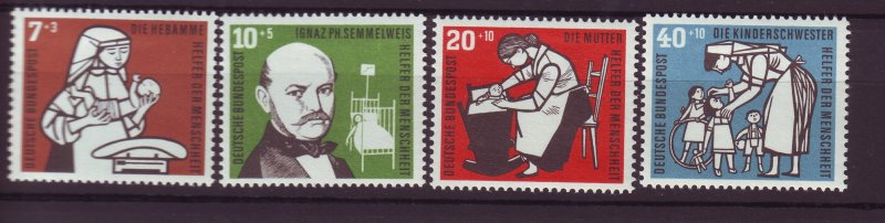 J25276 JLstamps 1956 germany set mh #b350-3 designs