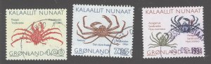 Greenland #256-258  Single (Complete Set)