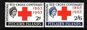 Pitcairn Is.-Sc#36-7- id6-unused NH Omnibus set-Red Cross-1963-