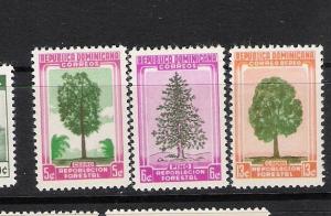 DOMINICAN REP. DOMINICANA 471-2 C96 MOG TREES A74