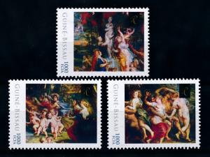 [75901] Guinea-Bissau 2012 Painting Rembrandt Feast of Venus  MNH