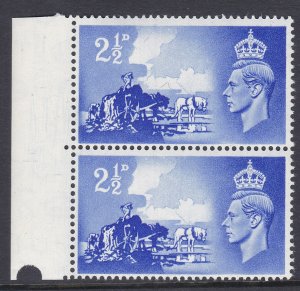 Sg C2b 1948 Channel Islands line across wheel row 6/1 UNMOUNTED MINT