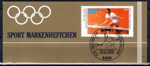 Germany Bund Scott # B664 (6), mint nh, for the sports booklet 1988