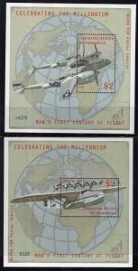 Micronesia 363-364 Airplanes Souvenir Sheets MNH VF