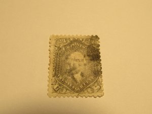 US Stamps - Scott # 78A - Used - SCV = $425.00, with Certificate,