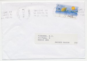 Cover / ATM stamp Spain 1997 Nature