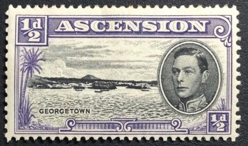 Ascension #40 *MH* Single King George VI Georgetown