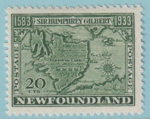 NEWFOUNDLAND 223 MINT HINGED OG* NO FAULTS VERY FINE!  DKD