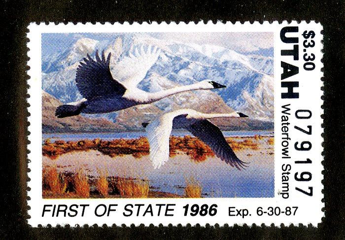 UTAH STATE DUCK STAMP UT-1 MNH BIN $5.50