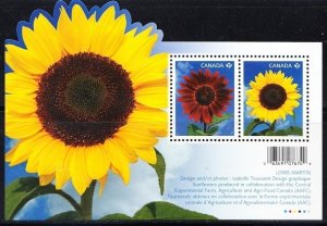 Canada 2011 ,Sunflower, MNH sheet  # 2440